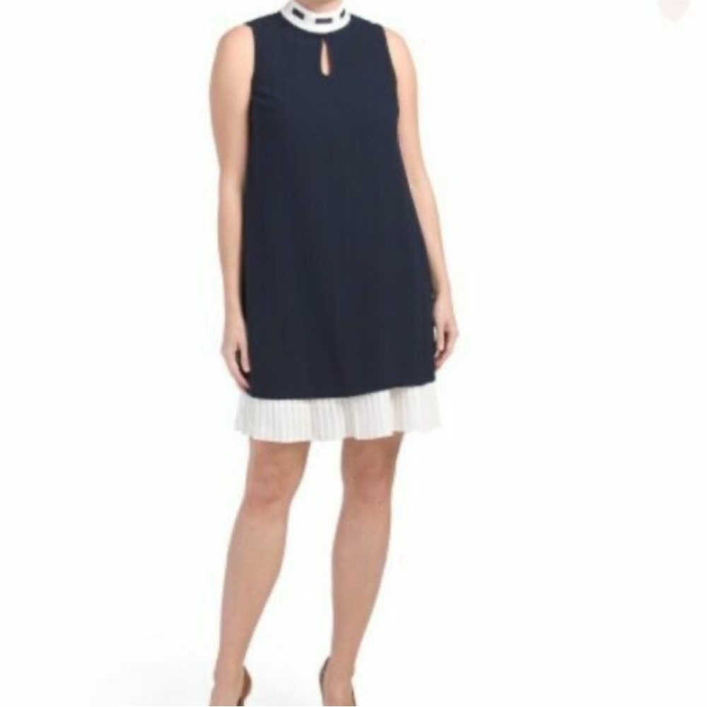 Nanette Lepore Navy and White Dress!